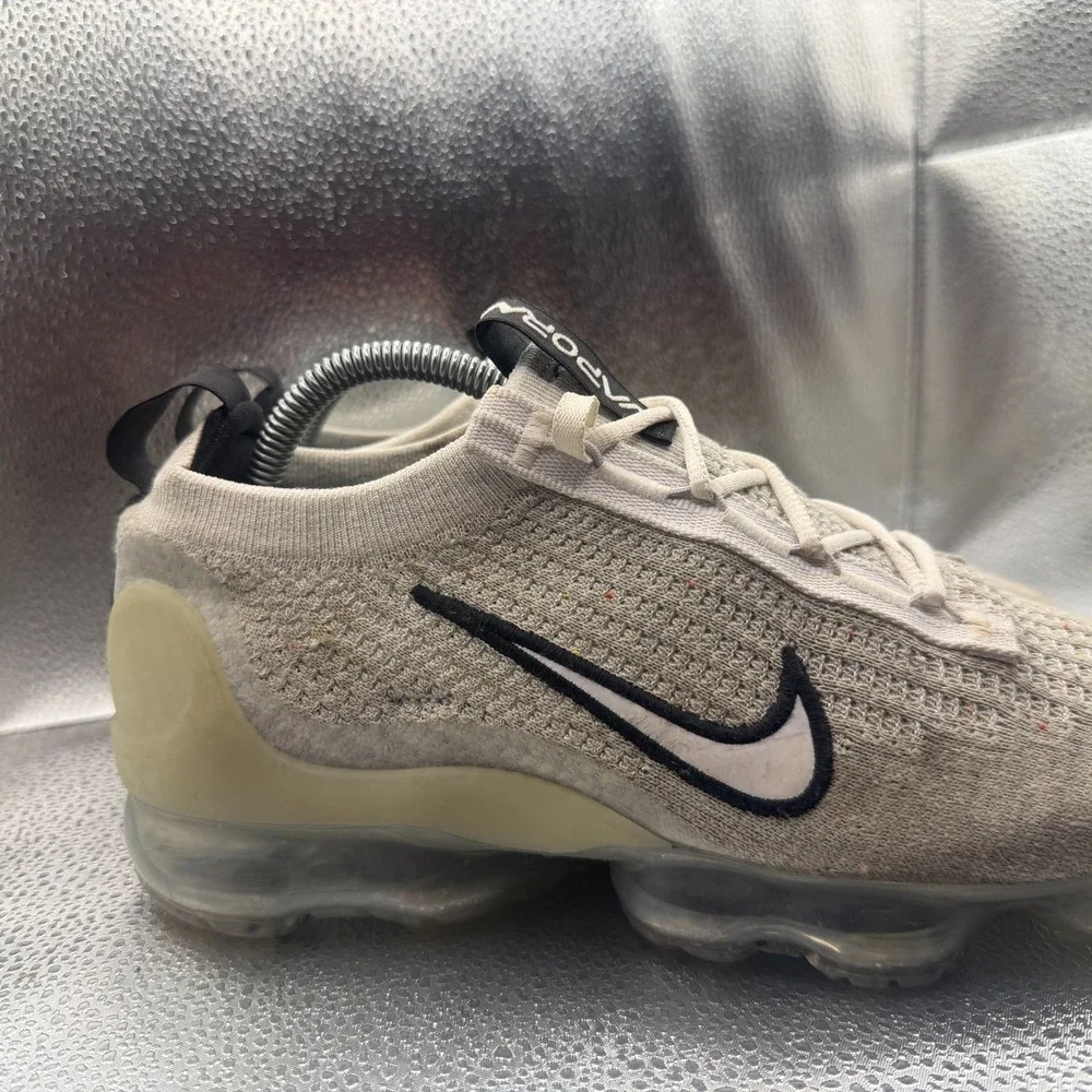Size 8 Nike Air VaporMax 2021 FK Monochrome White Black Mens Shoes DH4084-100‎